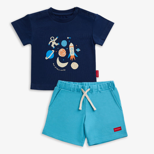 Space Cosmos Tee & Shorts Set