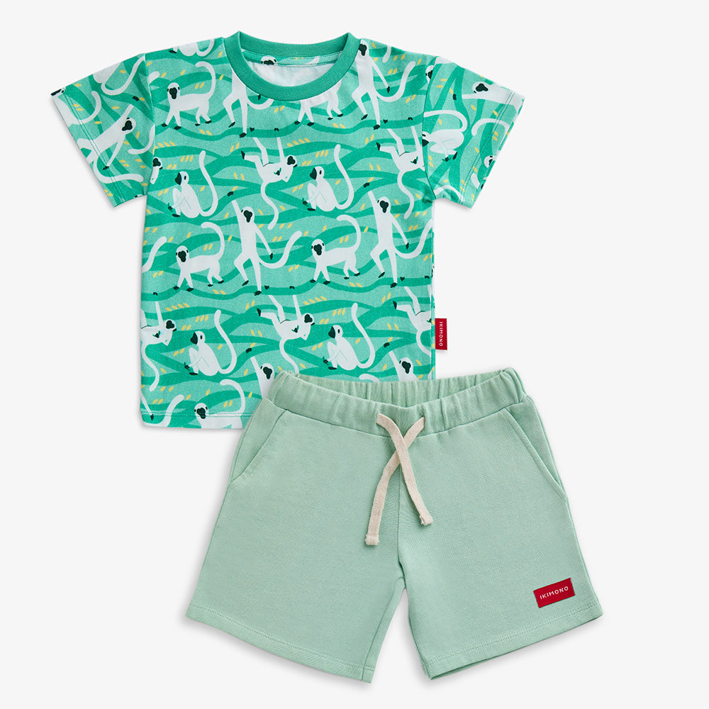 Langoor Mania Tee & Shorts Set