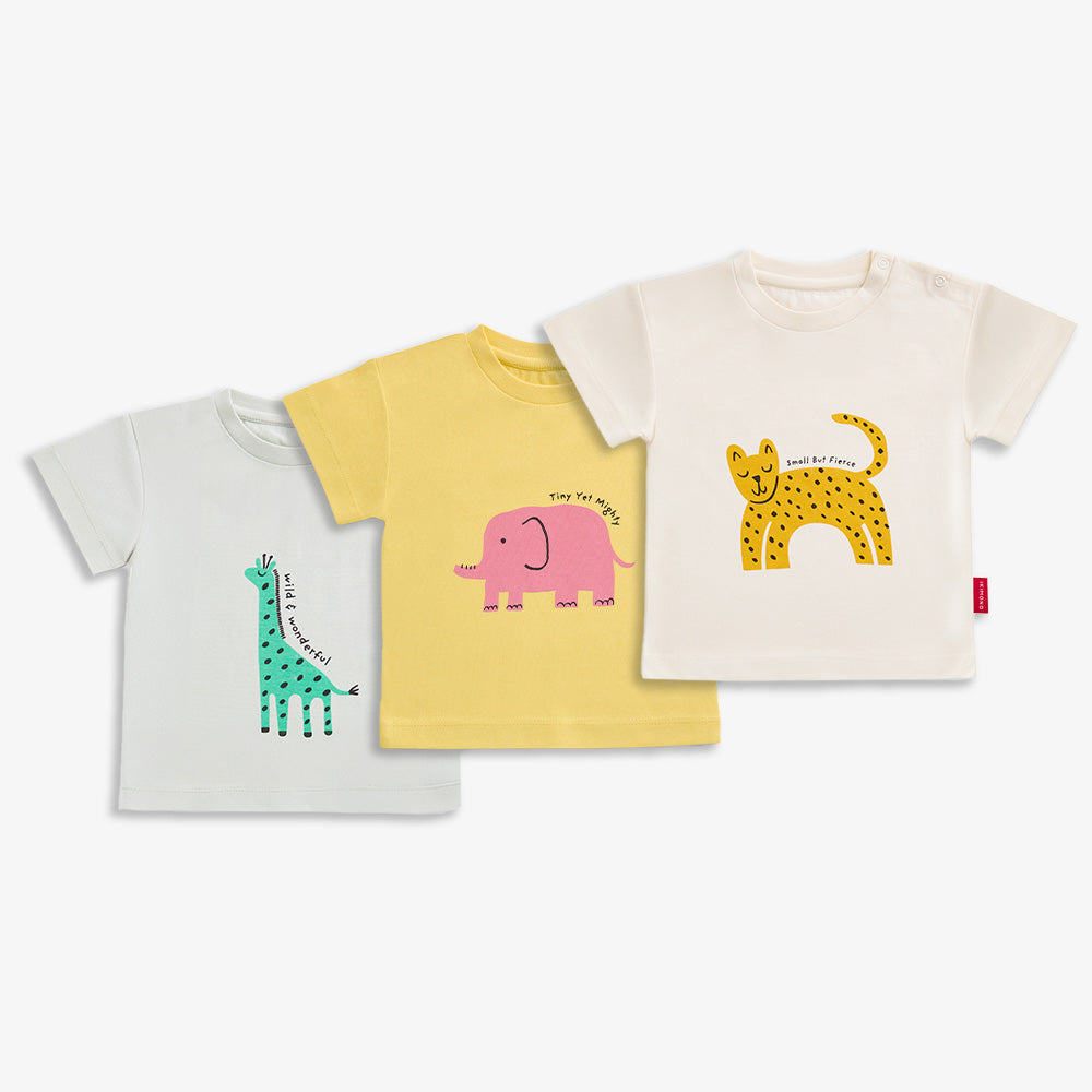 Tee-Shirt 3-Pack - Animals
