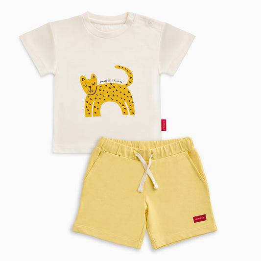 Libby Leopard Tee & Shorts Set