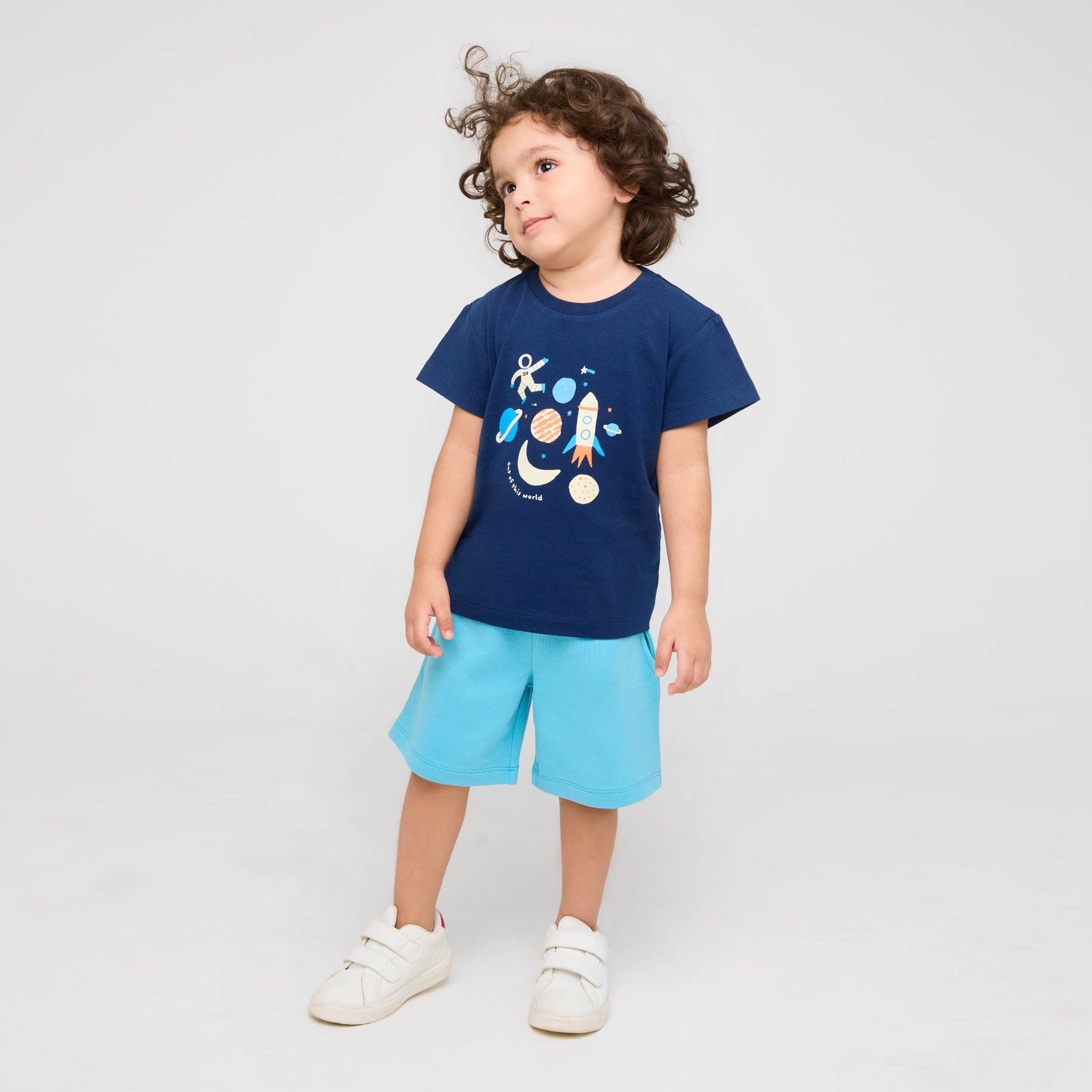 Space Cosmos Tee & Shorts Set
