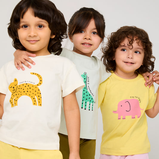 Tee-Shirt 3-Pack - Animals