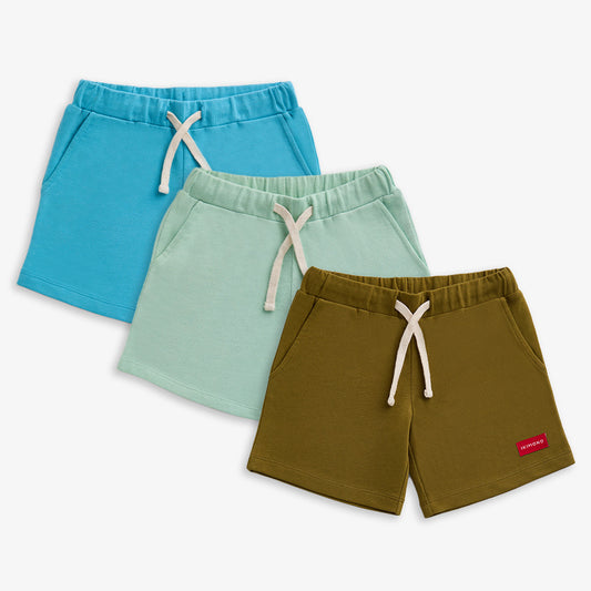 3-Pack Terry Shorts - Neutral