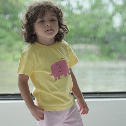 Ellie Elephant Tee & Short Set